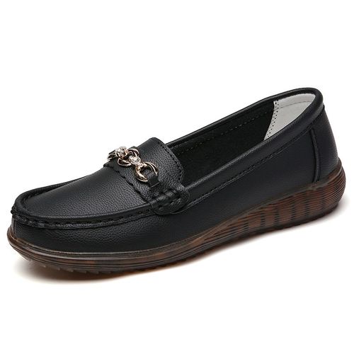 Mocassins  Bout Rond Pour Femmes,Chaussures Dcontractes De Marque De Luxe,Chaussures Plates  Enfiler,Baskets De Styliste Pour Femmes - 40