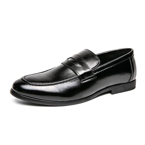 Mocassins  Enfiler En Cuir Vritable Pour Hommes,Chaussures D'affaires,Chaussures De Mariage Souples,Chaussures Dcontractes Pour Hommes,Robe  La Mode - 39