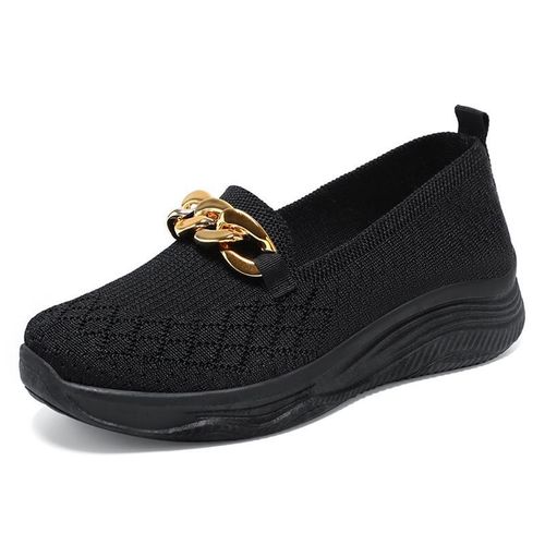 Mocassins  Enfiler Pour Femmes,Baskets Plates Pour Dames,Chaussures Confortables D't,Chaussures Dcontractes En Coton Spinal,Nouvelle Tendance 2024 - 39