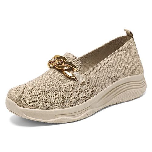 Mocassins  Enfiler Pour Femmes,Baskets Plates Pour Dames,Chaussures Confortables D't,Chaussures Dcontractes En Coton Spinal,Nouvelle Tendance 2024 - 40