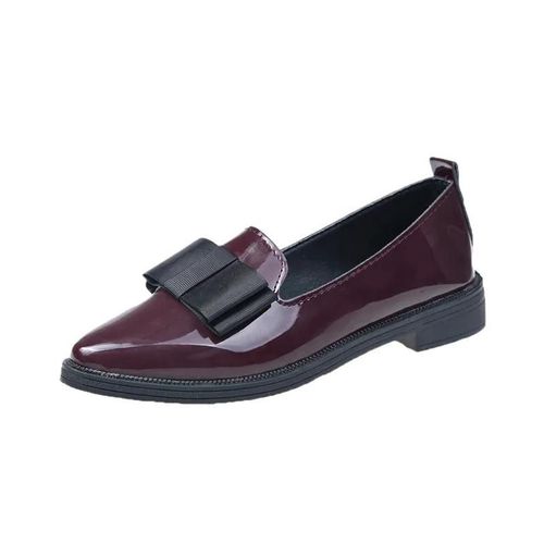 Mocassins  Talons pais Pour Femmes,Chaussures  Enfiler,Haute Qualit,Automne,Pointu,Solide,Concis,Bureau,Profession,2024 - 36
