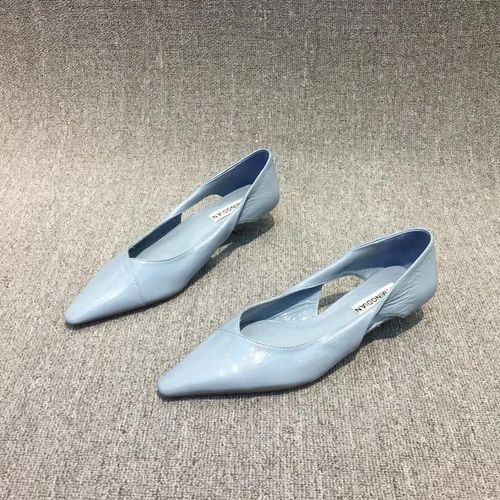 Mocassins Bleus  Talons Bas Pour Femmes,Chaussures Confortables Pour Femmes,Chaussures D't lgantes,Parker Pointu,Haute Qualit,Populaire,Jeune,2024 - 37