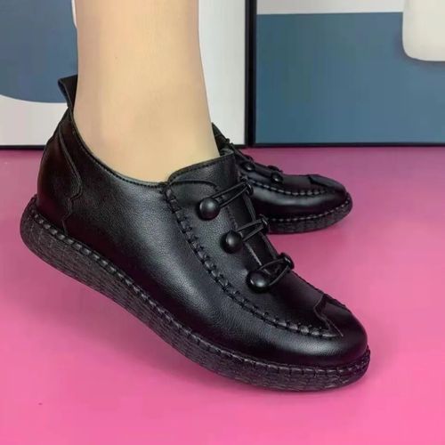 Mocassins Classiques En Cuir Pour Femmes,Chaussures Plates Dcontractes,Confortables,Grande Taille 42,Mode Printemps 2022