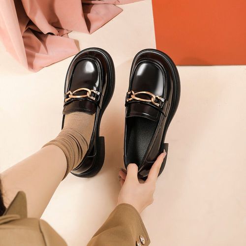 Mocassins Classiques En Cuir Souple Pour Femmes,Chaussures Confortables,Mode Dcontracte,Marque,2024 - 36