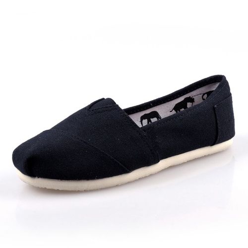 Mocassins Confortables En Toile Pour Femme,Chaussures Dcontractes,Rouge,Dgrad,Classique,Couple,Printemps,t - 40
