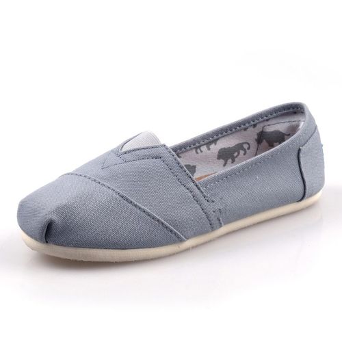 Mocassins Confortables En Toile Pour Femme,Chaussures Dcontractes,Rouge,Dgrad,Classique,Couple,Printemps,t - 40