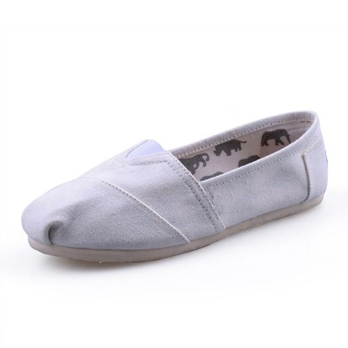 Mocassins Confortables En Toile Pour Femme,Chaussures Dcontractes,Rouge,Dgrad,Classique,Couple,Printemps,t - 40