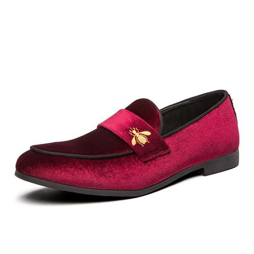 Mocassins De Luxe En Daim Pour Hommes,Chaussures En Cuir Verni  Enfiler,Grande Taille 12,Pour Bote De Nuit,Fte