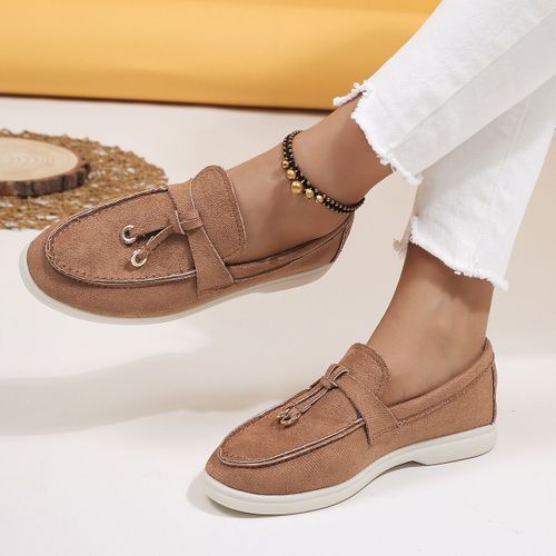 Mocassins Dcontracts  Semelle En Caoutchouc Pour Femmes,Chaussures Plates Lgres,Baskets Rouges  Enfiler,Chaussures Oxford Simples,Tendance De La Mode,43,2024