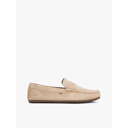 Mocassins Dcontracts En Cuir Crants Casual Hilfiger Suede Driver/Beige/Brown - 45
