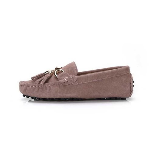 Mocassins Dcontracts En Cuir Vritable Pour Femmes,Chaussures Plates  Enfiler, La Mode, - 44