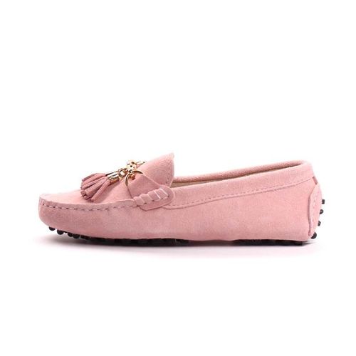 Mocassins Dcontracts En Cuir Vritable Pour Femmes,Chaussures Plates  Enfiler, La Mode, - 40