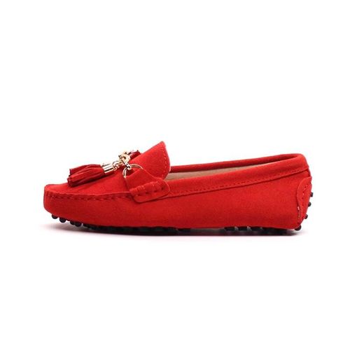 Mocassins Dcontracts En Cuir Vritable Pour Femmes,Chaussures Plates  Enfiler, La Mode, - 41