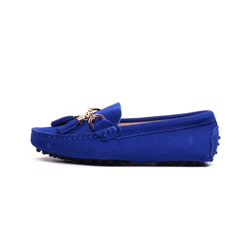Mocassins Dcontracts En Cuir Vritable Pour Femmes,Chaussures Plates  Enfiler, La Mode, - 34