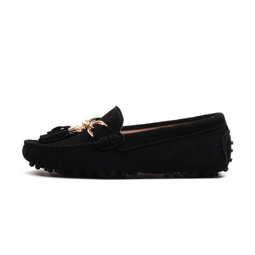 Mocassins Dcontracts En Cuir Vritable Pour Femmes,Chaussures Plates  Enfiler, La Mode, - 34