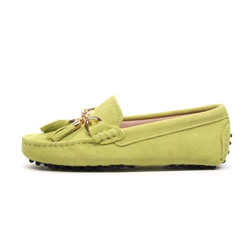 Mocassins Dcontracts En Cuir Vritable Pour Femmes,Chaussures Plates  Enfiler, La Mode, - 44