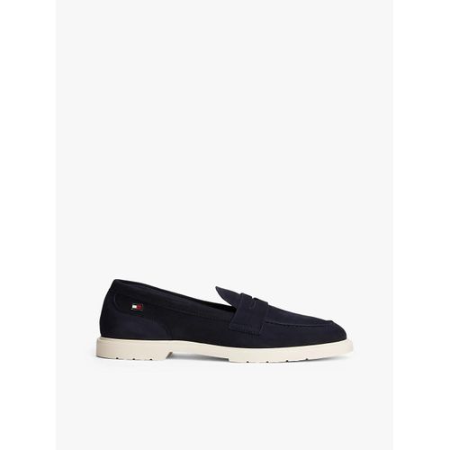 Mocassins En Cuir  Drapeau En mail Flag Soft Nubuck Loafer/Space Blue - 41