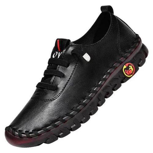 Mocassins En Cuir Confortables Pour Femmes,Chaussures  Enfiler,Couture  La Main,Chaussures Spinales  Fil,Baskets Pour Femmes - 42