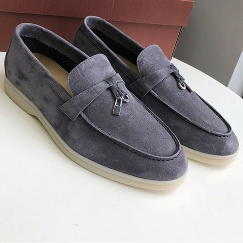 Mocassins En Cuir Et Daim Pour Homme Et Femme,Chaussures Unisexes De Haute Qualit,Dcontractes,De Marche,Doubles En Peau De Mouton,t - 35