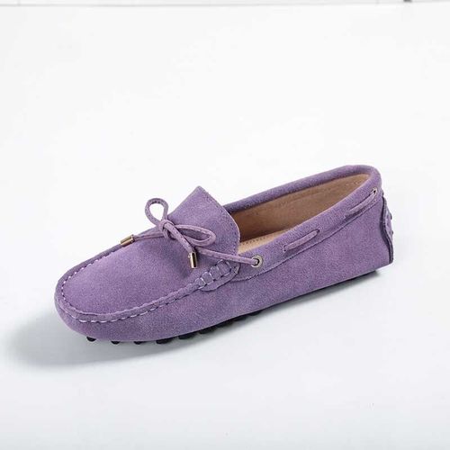 Mocassins En Cuir Pour Femmes,Chaussures De Conduite,Confortables Et Dcontractes,Faites  La Main, La Mode,Plates,2023 - 34