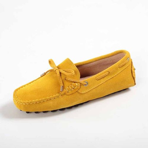 Mocassins En Cuir Pour Femmes,Chaussures De Conduite,Confortables Et Dcontractes,Faites  La Main, La Mode,Plates,2023 - 34
