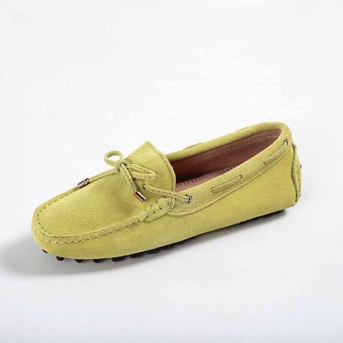 Mocassins En Cuir Pour Femmes,Chaussures De Conduite,Confortables Et Dcontractes,Faites  La Main, La Mode,Plates,2023 - 35