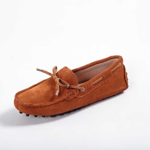 Mocassins En Cuir Pour Femmes,Chaussures De Conduite,Confortables Et Dcontractes,Faites  La Main, La Mode,Plates,2023 - 34