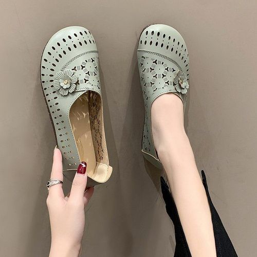 Mocassins En Cuir Pu Pour Femmes,Chaussures Plates Respirantes,Chaussures Dcontractes Pour La Colonne Vertbrale,t,2023 - 38