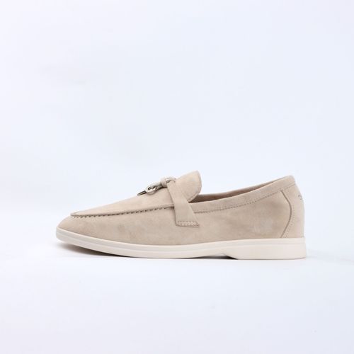 Mocassins En Cuir Sud Pour Femme,Chaussures Plates De Styliste,Mode Dcontracte,Pendentif En Mtal,Haute Qualit,Confortable - 39