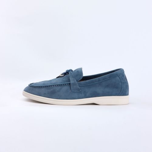 Mocassins En Cuir Sud Pour Femme,Chaussures Plates De Styliste,Mode Dcontracte,Pendentif En Mtal,Haute Qualit,Confortable - 42