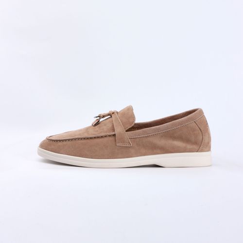 Mocassins En Cuir Sud Pour Femme,Chaussures Plates De Styliste,Mode Dcontracte,Pendentif En Mtal,Haute Qualit,Confortable - 43