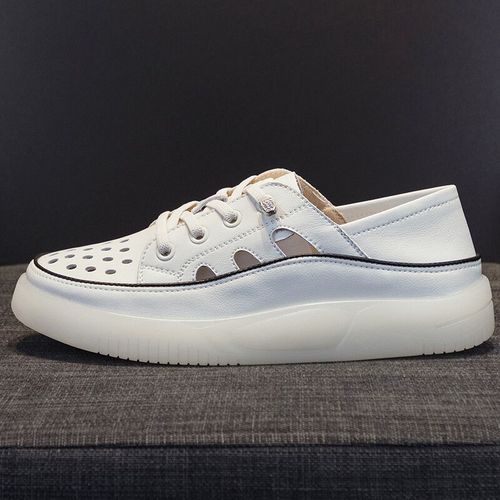 Mocassins En Cuir Vritable Pour Femmes,Chaussures D't Plates Et Dcontractes  Enfiler,Chaussures De Conduite Pour Dames - 38