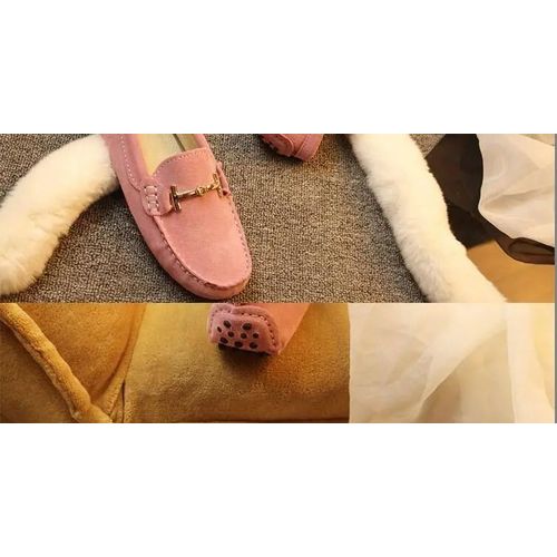 Mocassins En Cuir Vritable Pour Femmes,Chaussures De Conduite Plates Et Dcontractes,Printemps Et t 2024 - 42