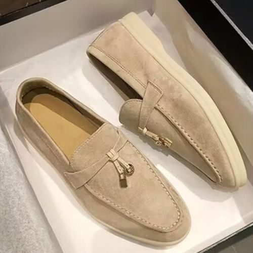 Mocassins En Cuir Vritable Pour Femmes,Chaussures Paresseuses Dcontractes,Chaussures Plates,Verrouillage Astronomique,Construction Unique,Style Britannique,Chaussures Dtecte Y,Chaussures De - 39