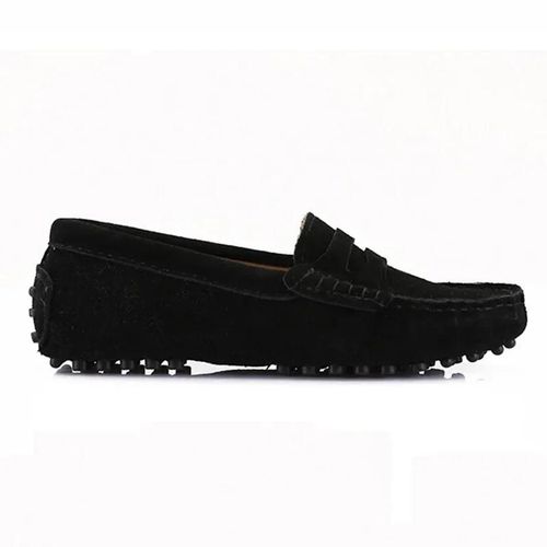Mocassins En Cuir Vritable Pour Femmes,Chaussures Plates,Dcontractes, Enfiler,Pour La Conduite,2024 - 38