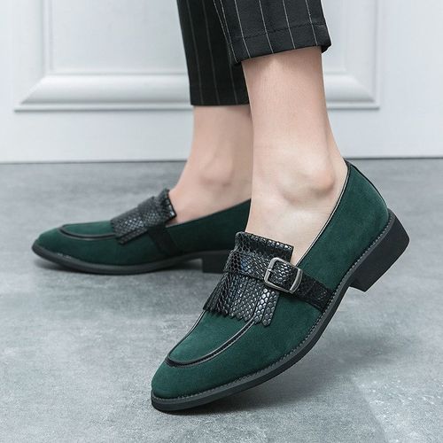 Mocassins En Daim  Bout Pointu Pour Hommes,Chaussures Provoqu,Cuir,Dcontract,Confortable,Grande Taille 46,Nouvelle Mode