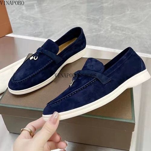 Mocassins En Daim  Bout Rond Pour Femmes,Chaussures Plates Dcontractes,Bord Incrust,Conception De Pendentif En Mtal  Glands,Chaussures De Marche  Enfiler,Haute Qualit - 40