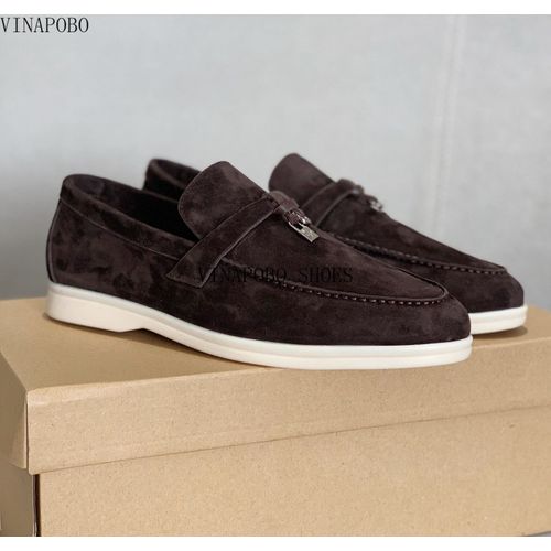 Mocassins En Daim  Bout Rond Pour Femmes,Chaussures Plates Dcontractes,Bord Incrust,Conception De Pendentif En Mtal  Glands,Chaussures De Marche  Enfiler,Haute Qualit - 39