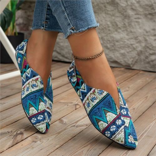 Mocassins En Daim Doux Et Pointus Pour Femme,Chaussures Dcontractes  Enfiler,Nouvelle Mode,t,2024 - 35