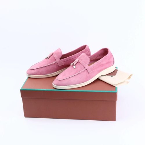 Mocassins En Daim Pour Femmes,Chaussures De Marche D't,Mocassins De Printemps,Mode Dcontracte,Cuir,Pendentif En Mtal,Chaussures Plates,Mules  Enfiler Paresseuses,Automne - 38