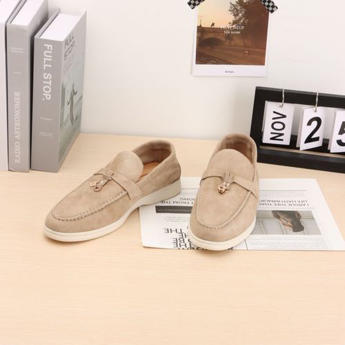 Mocassins En Daim Pour Femmes,Chaussures De Marche D't,Mocassins Dcontracts En Cuir,Chaussures Plates  Pendentif En Mtal,Mules  Enfiler Paresseuses,Mode Printemps Et Automne - 35