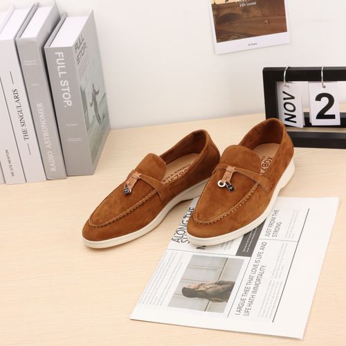 Mocassins En Daim Pour Femmes,Chaussures De Marche D't,Mocassins Dcontracts En Cuir,Chaussures Plates  Pendentif En Mtal,Mules  Enfiler Paresseuses,Mode Printemps Et Automne - 43