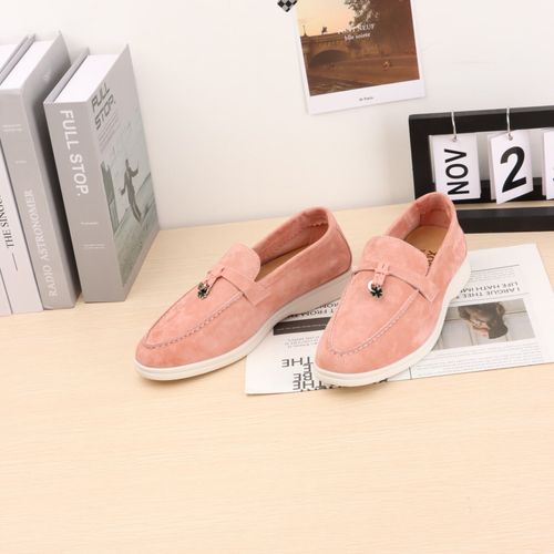Mocassins En Daim Pour Femmes,Chaussures De Marche D't,Mocassins Dcontracts En Cuir,Chaussures Plates  Pendentif En Mtal,Mules  Enfiler Paresseuses,Mode Printemps Et Automne - 38