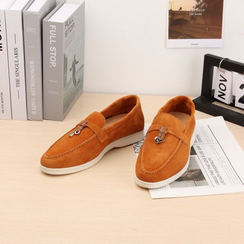 Mocassins En Daim Pour Femmes,Chaussures De Marche D't,Mocassins Dcontracts En Cuir,Chaussures Plates  Pendentif En Mtal,Mules  Enfiler Paresseuses,Mode Printemps Et Automne - 43
