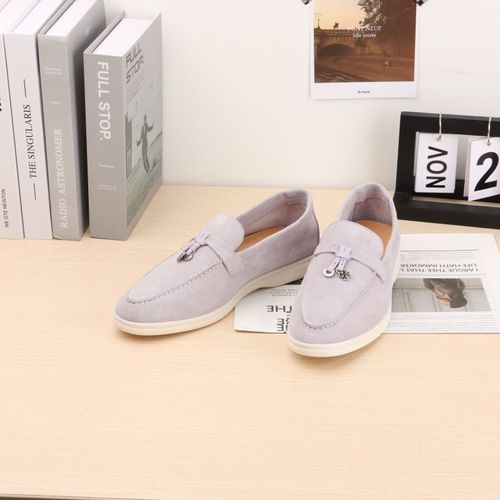 Mocassins En Daim Pour Femmes,Chaussures De Marche D't,Mocassins Dcontracts En Cuir,Chaussures Plates  Pendentif En Mtal,Mules  Enfiler Paresseuses,Mode Printemps Et Automne - 35