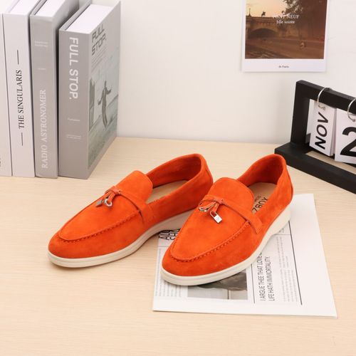 Mocassins En Daim Pour Femmes,Chaussures De Marche D't,Mocassins Dcontracts En Cuir,Chaussures Plates  Pendentif En Mtal,Mules  Enfiler Paresseuses,Mode Printemps Et Automne - 35
