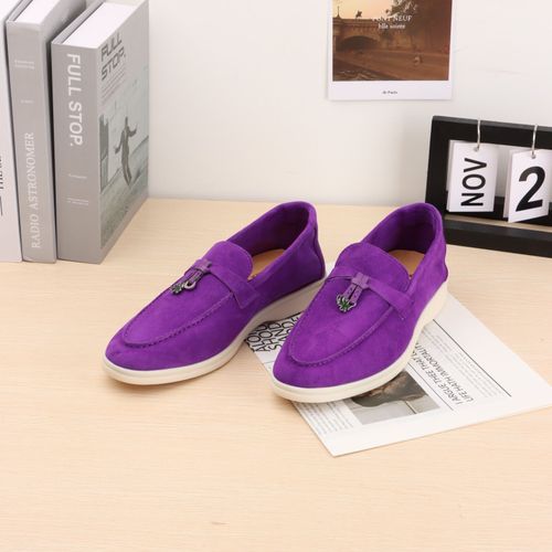 Mocassins En Daim Pour Femmes,Chaussures De Marche D't,Mocassins Dcontracts En Cuir,Chaussures Plates  Pendentif En Mtal,Mules  Enfiler Paresseuses,Mode Printemps Et Automne - 40