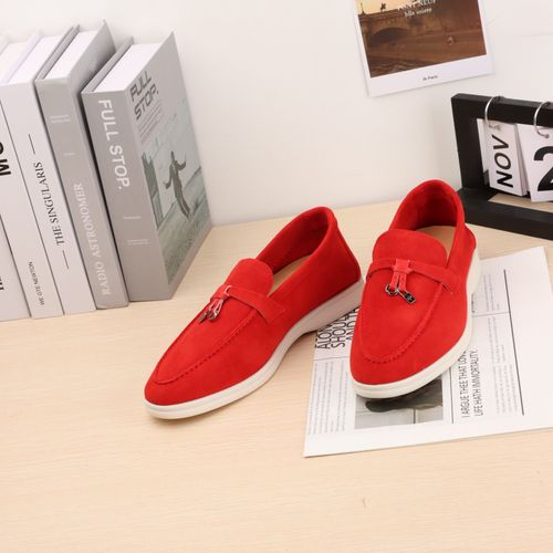 Mocassins En Daim Pour Femmes,Chaussures De Marche D't,Mocassins Dcontracts En Cuir,Chaussures Plates  Pendentif En Mtal,Mules  Enfiler Paresseuses,Mode Printemps Et Automne - 38