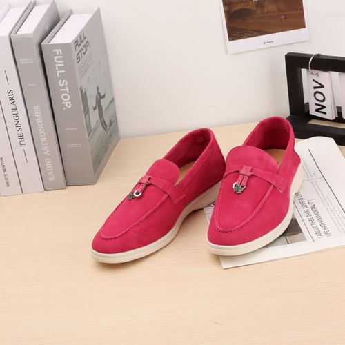 Mocassins En Daim Pour Femmes,Chaussures De Marche D't,Mocassins Dcontracts En Cuir,Chaussures Plates  Pendentif En Mtal,Mules  Enfiler Paresseuses,Mode Printemps Et Automne - 42