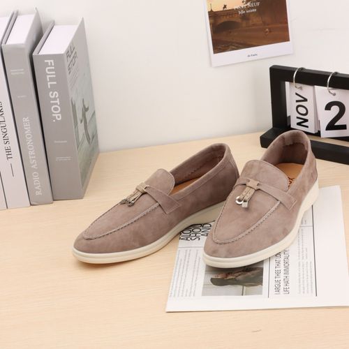 Mocassins En Daim Pour Femmes,Chaussures De Marche D't,Mocassins Dcontracts En Cuir,Chaussures Plates  Pendentif En Mtal,Mules  Enfiler Paresseuses,Mode Printemps Et Automne - 40